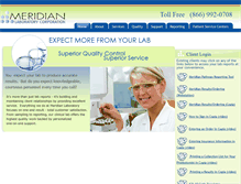 Tablet Screenshot of meridianlaboratory.com